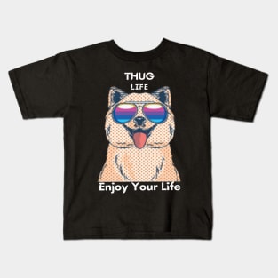 Thug life enjoy your life Kids T-Shirt